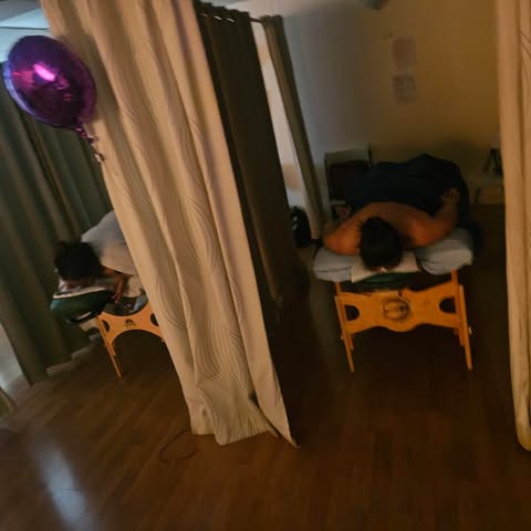 Couples treatment room set for two