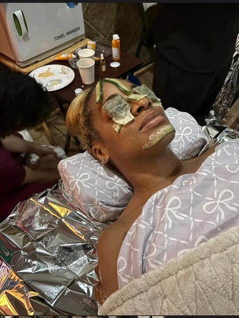 Luxury facial treatment